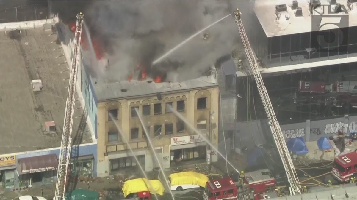 Firefighters Win Battle against Large Fire at Commercial Building in ...